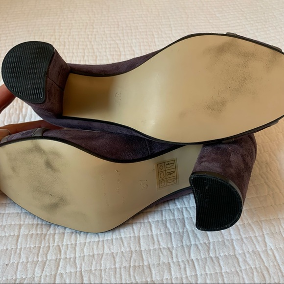 Pamar suede heels in Euro size 37 - Picture 6 of 7